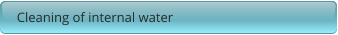 Cleaning of internal water