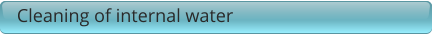 Cleaning of internal water